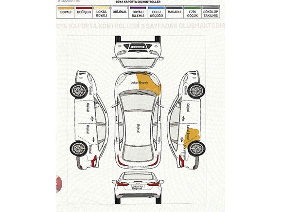 Sahibinden Toyota Corolla 1.4 D-4D Touch 2013 Model 
