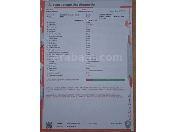 2014 DACIA DUSTER 1.5 DCİ 4×2