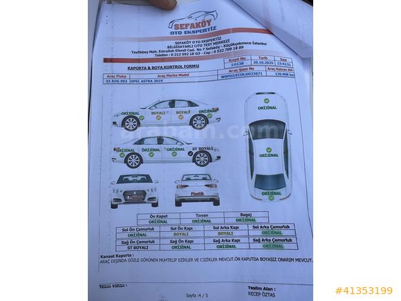 2019 MODEL ASTRA 1.4 TURBO OTOMATIK LPG'li 137 BİN KM