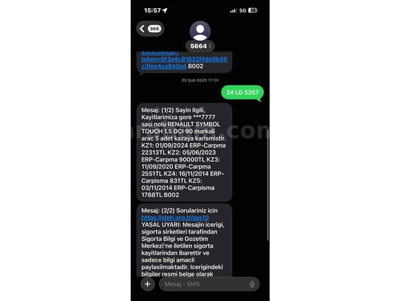 Sahibinden Renault Symbol 1.5 dCi Touch 2014 Model İstanbul