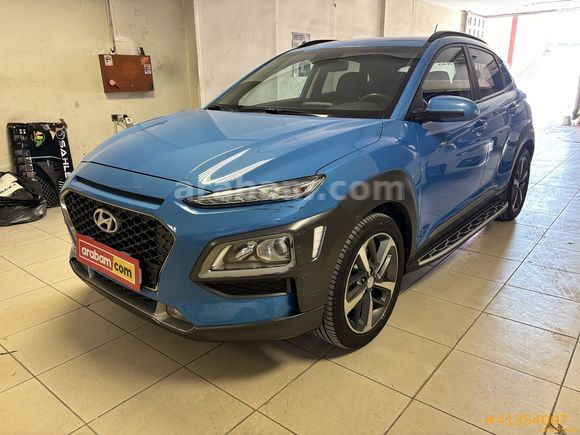 ASL AUTO DAN HATASIZ BOYASIZ  Hyundai Kona 1.6 T-GDI 2018 Model Ankara 103.672 km Mavi