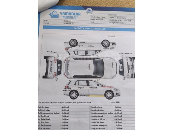 Sahibinden Renault Clio 1.0 TCe Evolution 2025 Model