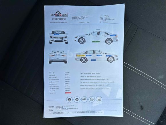Reno Fluence 1.5 dCi Joy 2016 Model  acil dip fiyat