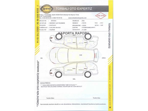 Galeriden Kia Ceed 1.6 CRDi Premium 2013 Model İzmir