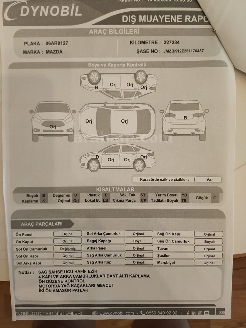 Sahibinden Mazda 3 1.6 Dynamic 2005 Model 4