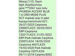 Sahibinden Hyundai Accent Blue 1.6 CRDI Mode Plus 2017 Model  141.000 km Beyaz