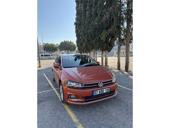 Sahibinden Volkswagen Polo 1.0 TSi Highline 2020 Model  12.500 km Turuncu