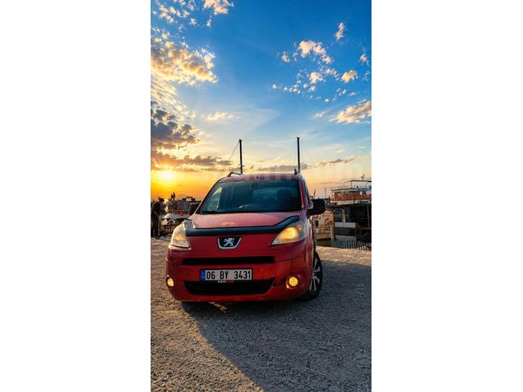 Sahibinden Peugeot Partner 1.6 HDI Comfort Pack 2009 Model  358.000 km Kırmızı