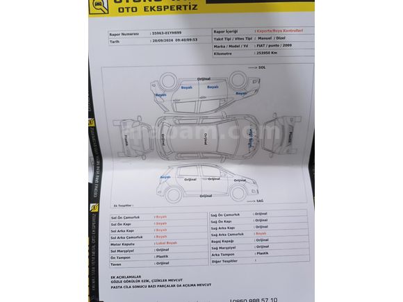 Sahibinden Fiat Punto EVO 1.3 Multijet Dynamic 2009 Model