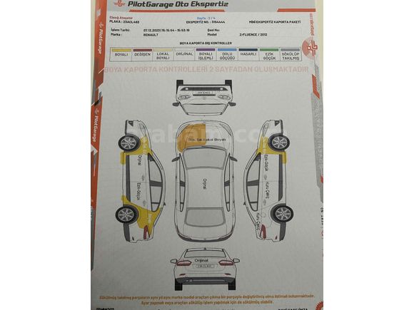 Sahibinden Otomatik Renault Fluence  