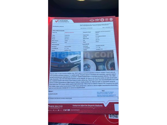 ACİİL Sahibinden Otomatik Renault Megane 1.6 Expression 2007 Model 