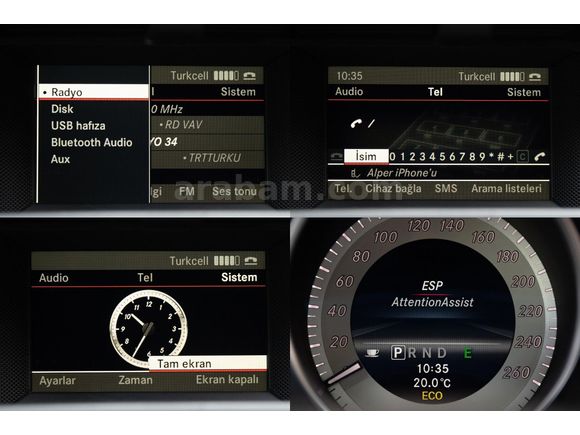 2012 MERCEDES-BENZ C SERISI C 180 BLUEEFFICIENCY ELEGANCE OTOMATIK