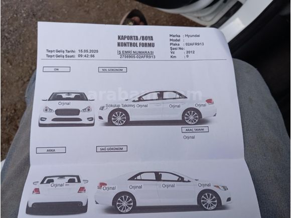 Sahibinden Hyundai Accent Blue 1.4 CVVT Mode Plus 2012 Model