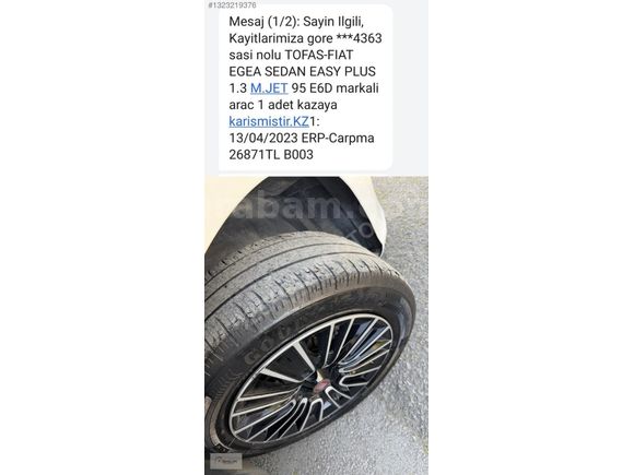 ÖZSAĞLAM'dan 2022 Fiat Egea 1.3 Multijet Easy Plus 118binde Orj.