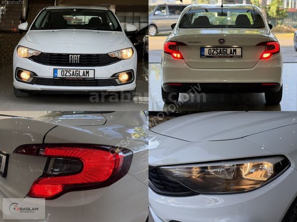 ÖZSAĞLAM'dan 2022 Fiat Egea 1.3 Multijet Easy Plus 118binde Orj.