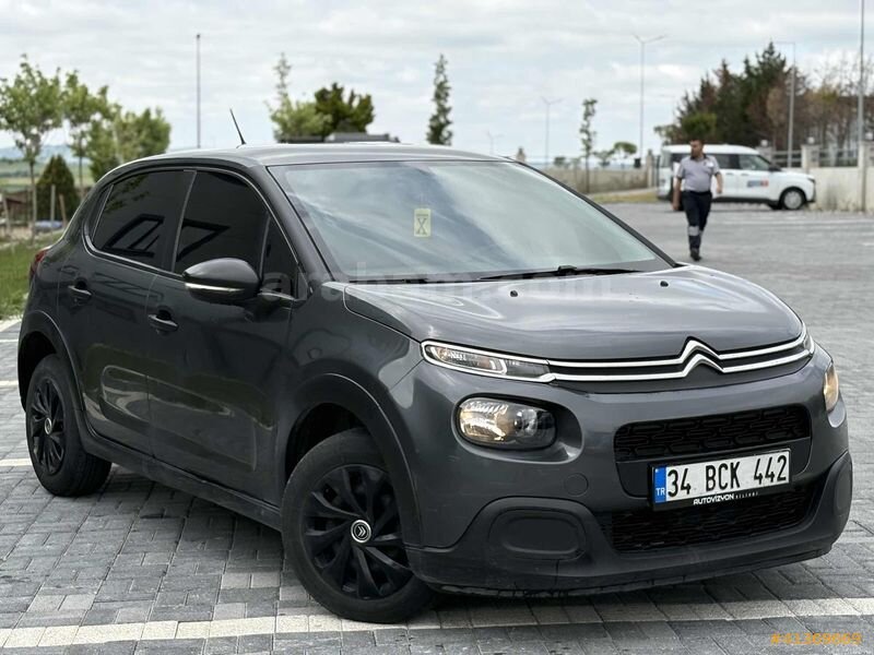 Galeriden Citroen C3 1.6 BlueHDI Feel 2017 Model İstanbul 240.000 km Gri