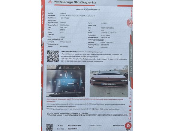 Sahibinden Opel Astra 1.2 T GS 2022 Model 