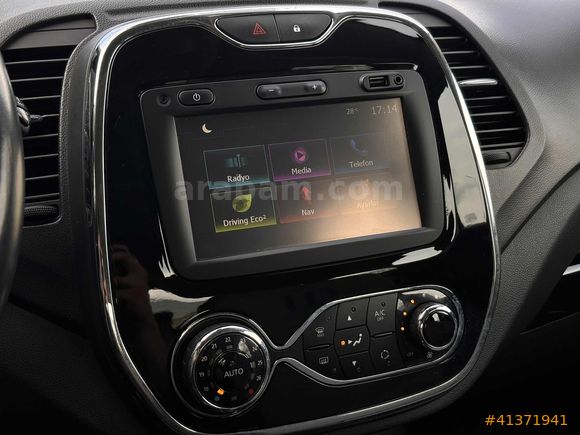 2017 CAPTUR İCON 1.5 DCİ OTOMATİK VİTES 162000 KM.SERVİS BAKIMLI