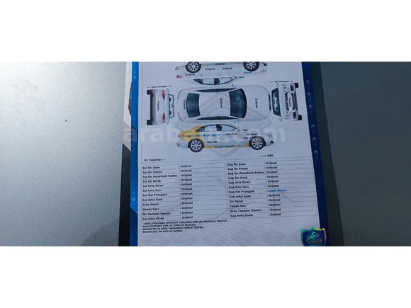 Sahibinden özel plakalı 2011 model Ford Focus 1.6 Titanium  paket