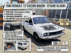 Sahibinden Renault R 12 TS 1980 Model