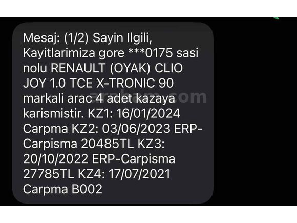 Sahibinden Renault Clio 1.0 TCe Joy 2021 Model 
