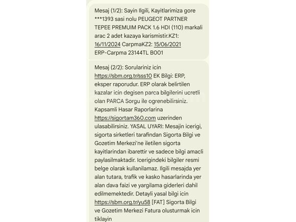 Öğretmenden düşük km pejo