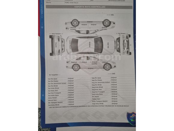 Sahibinden Ford Focus 1.6 Ti-VCT Trend X 2017 Model