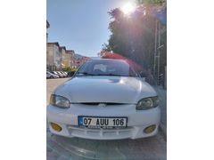 Sahibinden Hyundai Accent 1.3 LS 1998 Model  288000 km Beyaz