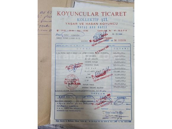 ilk Sahibinden Tofaş Doğan S 1994 Model
