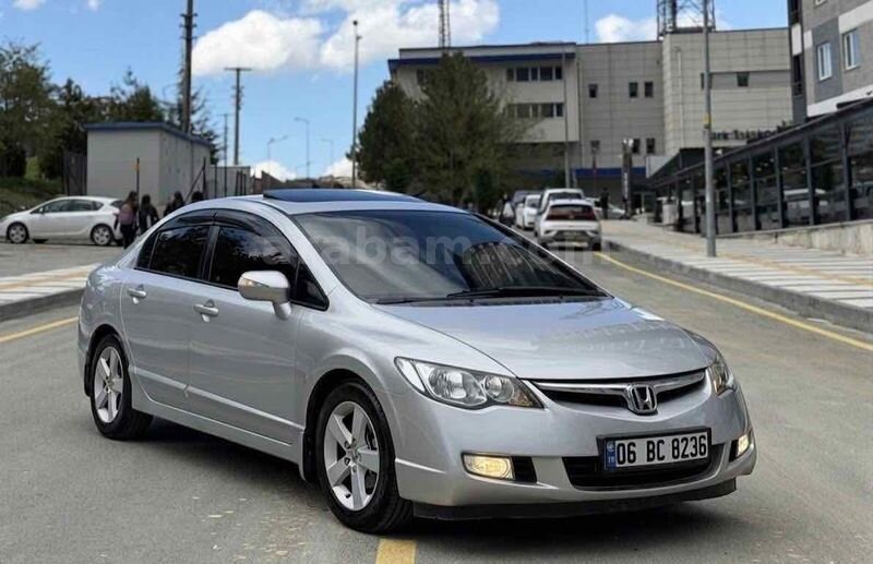 Galeriden Honda Civic 1.6 Elegance 2007 Model Kastamonu 94.000 km Gri (Gümüş)