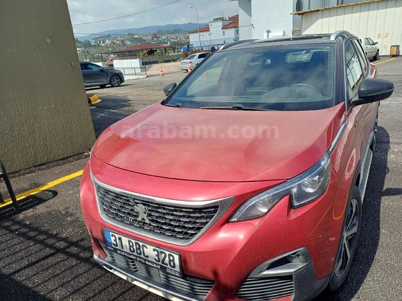 Sahibinden Peugeot 3008 1.6 BlueHDi GT Line 2018 Model  142.000 km Kırmızı