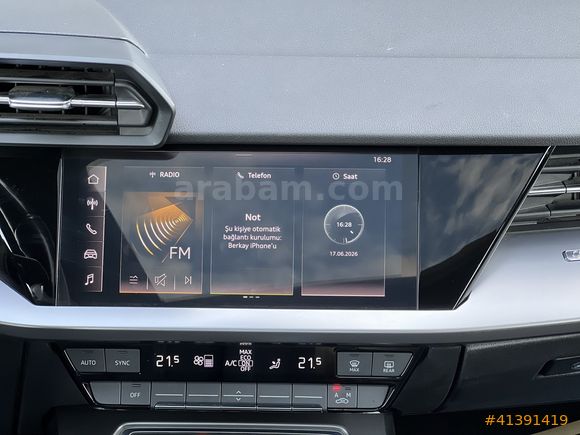 TAMAMI KREDİ KARTINA TAKSİT/2023/AUDİ/A3 SEDAN/35TFSİ/CAM TAVAN