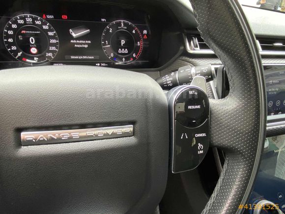 RANGE ROVER VELAR R-DYNAMIC HATASIZ BOYASIZ TRAMERSIZ
