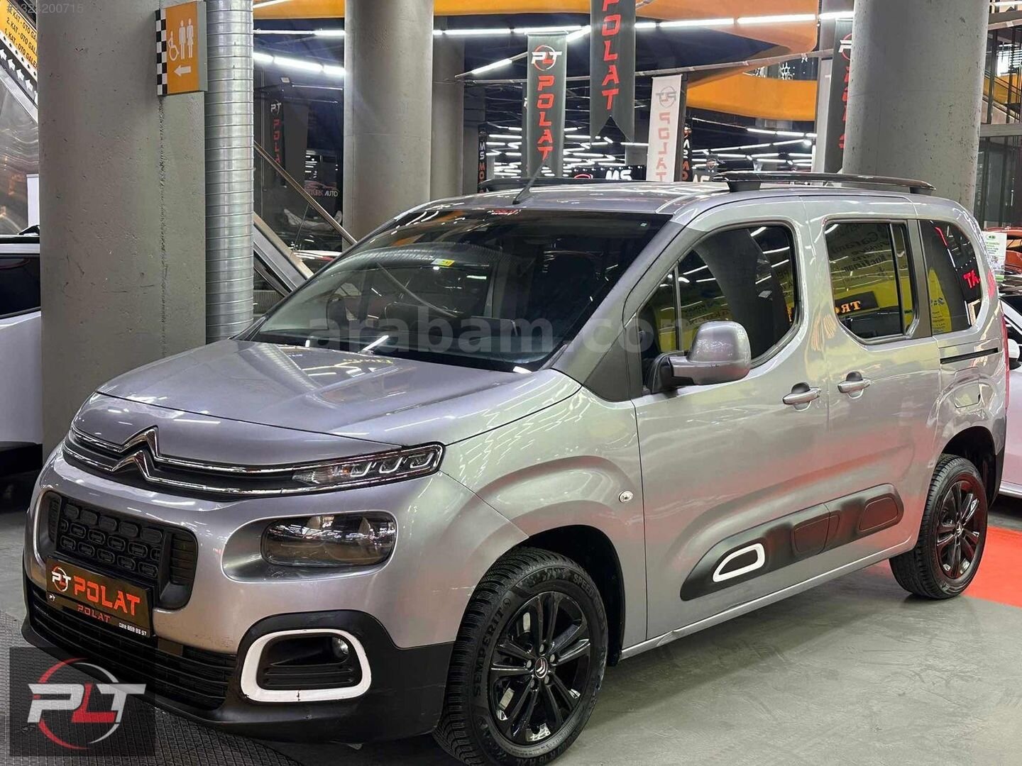 Galeriden Citroen Berlingo 1.5 BlueHDI Feel Stil 2020 Model İstanbul 179.282 km Gri 3