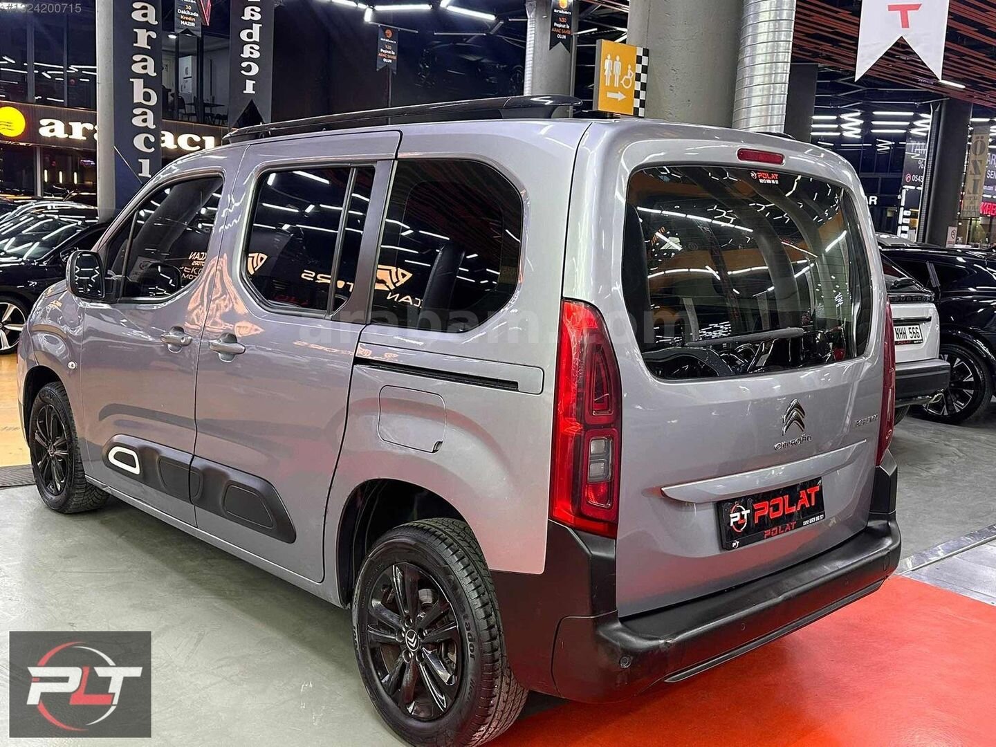 Galeriden Citroen Berlingo 1.5 BlueHDI Feel Stil 2020 Model İstanbul 179.282 km Gri 7