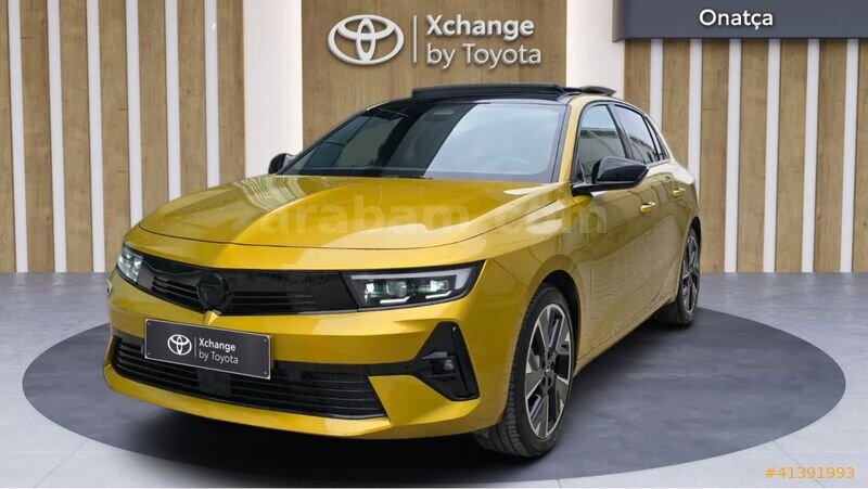 Galeriden Opel Astra-e Ultimate 2024 Model Adana 20.072 km Sarı