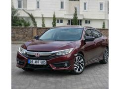 Sahibinden Honda Civic 1.6i VTEC Eco Elegance 2017 Model  216.000 km Bordo
