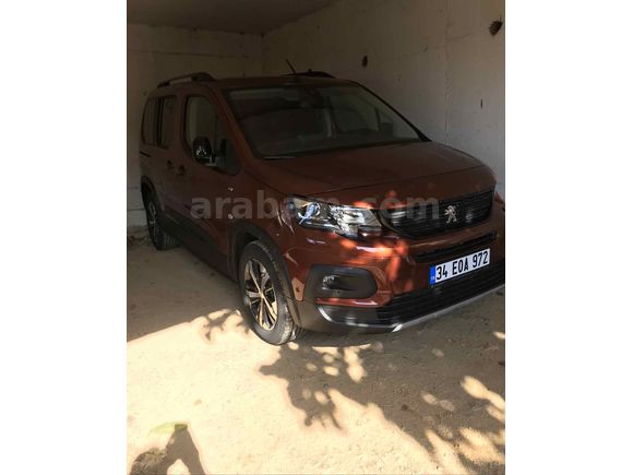 Sahibinden Peugeot Rifter 1.5 BlueHDI GT Line 2021 Model  61000 km Turuncu