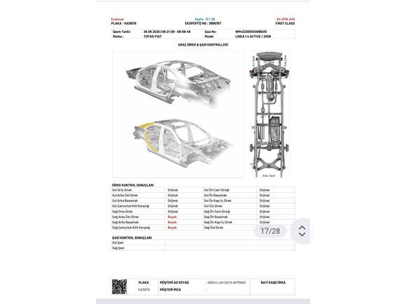 Sahibinden Fiat Linea 1.4 Fire Active 2009 Model