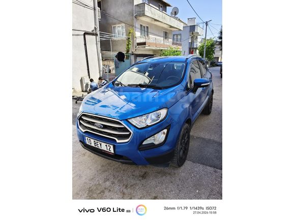 Sahibinden Ford EcoSport 1.0 EcoBoost Style 2020 Model Balıkesir 57.000 km Mavi (metalik)