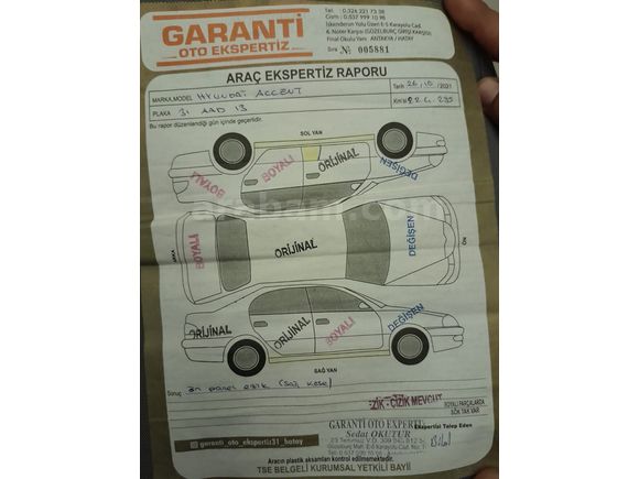Sahibinden Hyundai Accent 1.3 Admire 2005 Model 