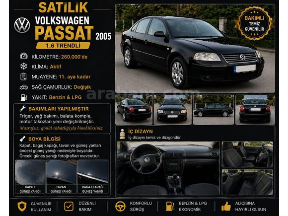 Sahibinden Volkswagen Passat 1.6 Trendline 2005 Model