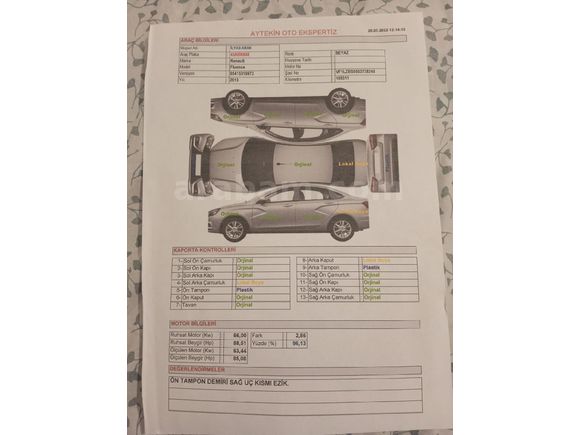 Sahibinden Renault Fluence 1.5 dCi Touch 2015 Model