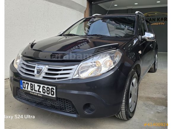 YENİ MUAYELİ BENZİN LPG'Lİ CAM GİBİ SANDERO
