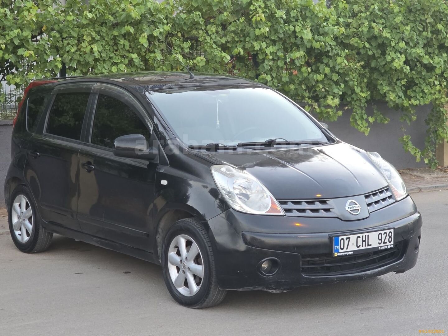 Galeriden Nissan Note 1.6 Tekna 2006 Model Antalya 190.800 km Siyah 2