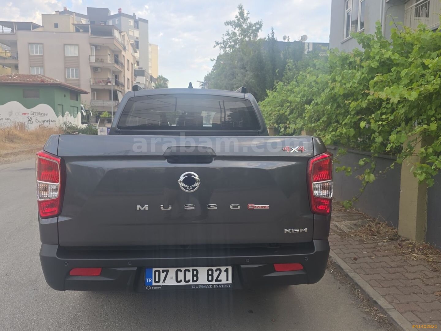 Galeriden KGM SsangYong Musso Grand 2.2 D Platinum Plus 2025 Model Antalya 13.000 km Gri 6