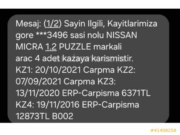 Galeriden Nissan Micra 1.2 Puzzle 2013 Model Sivas 131.300 km
