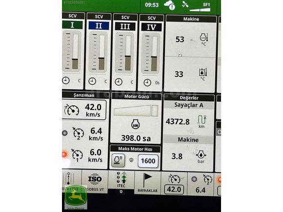 2023 MODEL JOHN DEERE 6R 165 ULTIMATE TRAKTÖR SATILIKTIR.