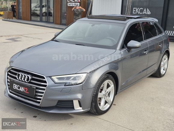 MG&SUZUKİ BAYİİ EKCANDA 2019 AUDİ A3 SPORTBACK SPORT ORJ CAM TVN