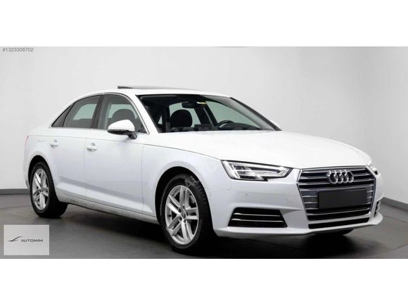 AUTOMİM | 2018 BEYAZ İÇİ SİYAH A4 SPORT SUNROOF+MATRİX+ISITMA